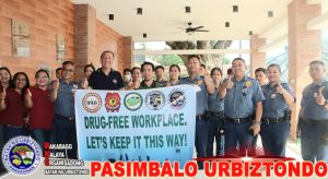 Read more about the article DRUG-FREE WORKPLACE ORIENTATION ng Urbiztondo PS Personnel at ilang stakeholders na isinagawa sa Urbiztondo People’s Park.